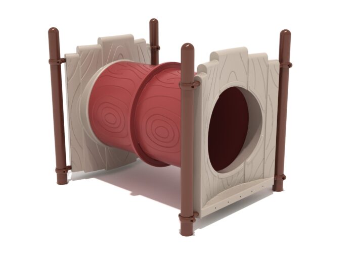 Free standing trunk crawler playground crawl tube