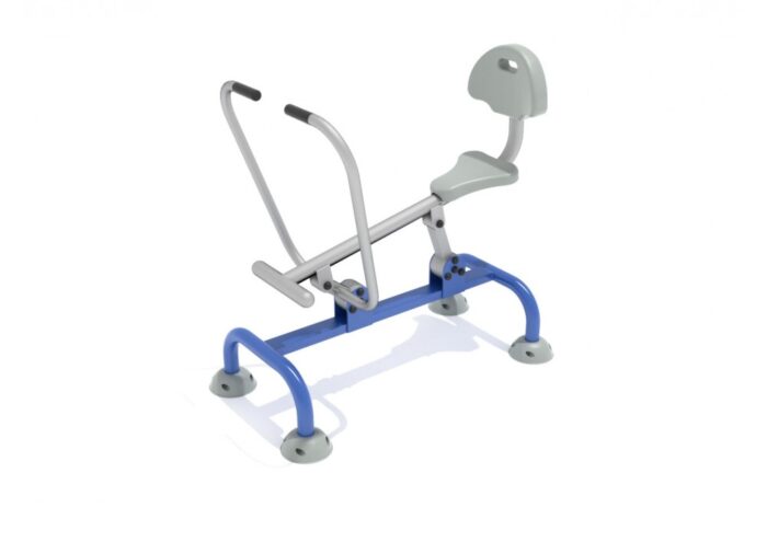 Single Station Rower with Back