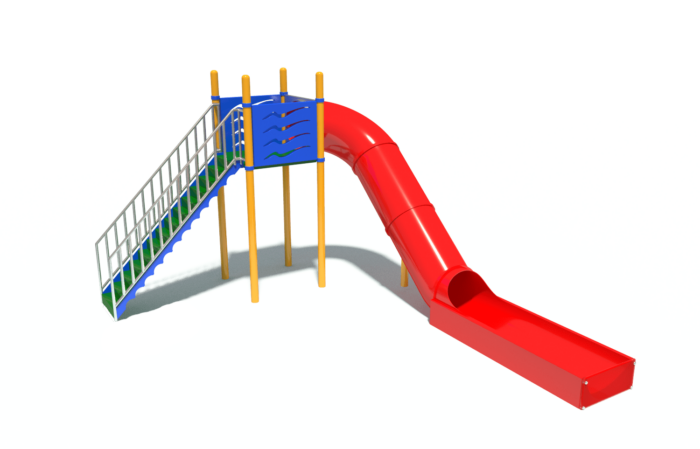 Pool Slide with Exit