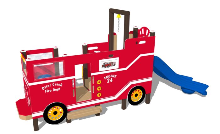 Fire Truck Preschool Play Set