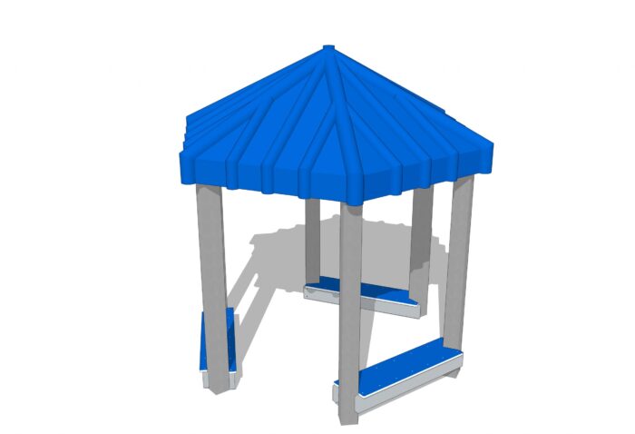 Gazebo with Hex Roof