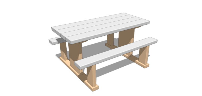 Picnic Table (Elementary 4ft)