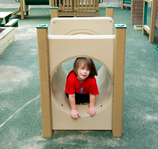 Tunnel Freestanding Preschool Playset