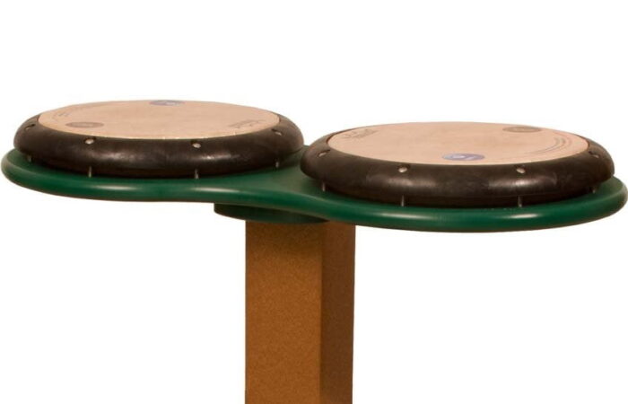 Double Drum Table - 28" H